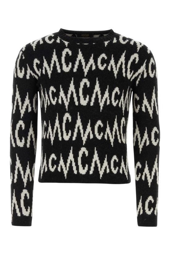 23FW 엠시엠 스웨터 MFEDAMM03 B9 Black - MCM