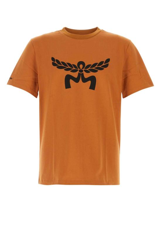 24FW 엠시엠 반팔 티셔츠 MHTESMM05 CO Camel - MCM
