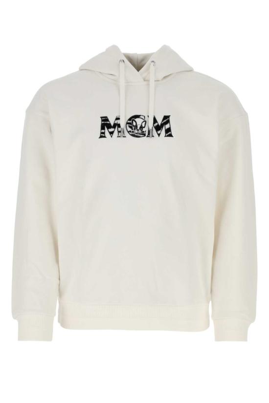 23SS 엠시엠 후드 티셔츠 MFADSMM02 WG White - MCM