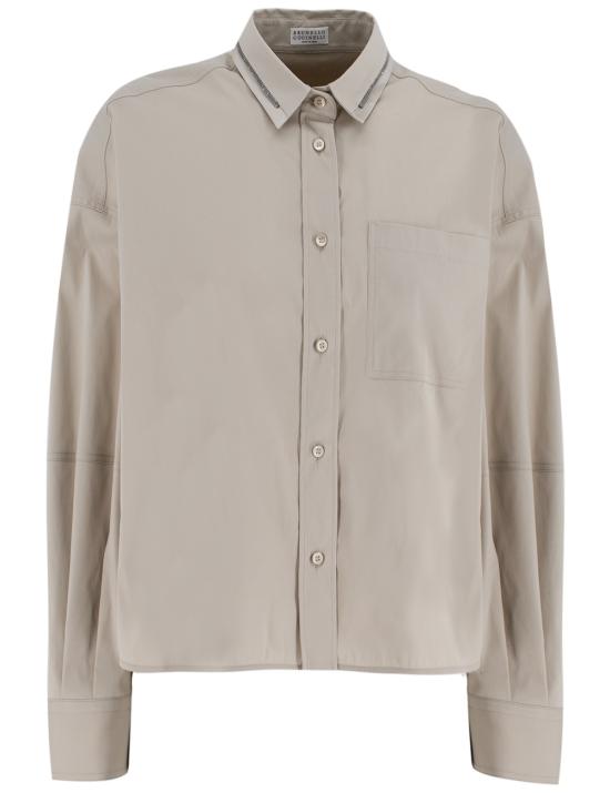 25FW 브루넬로 쿠치넬리 긴팔 티셔츠 M0091MR426 C7498 BEIGE - BRUNELLO CUCINELLI
