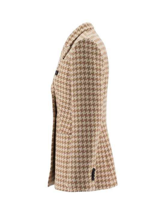 D27514K0501B03 PIED DE POULE BIANCO BEIGE