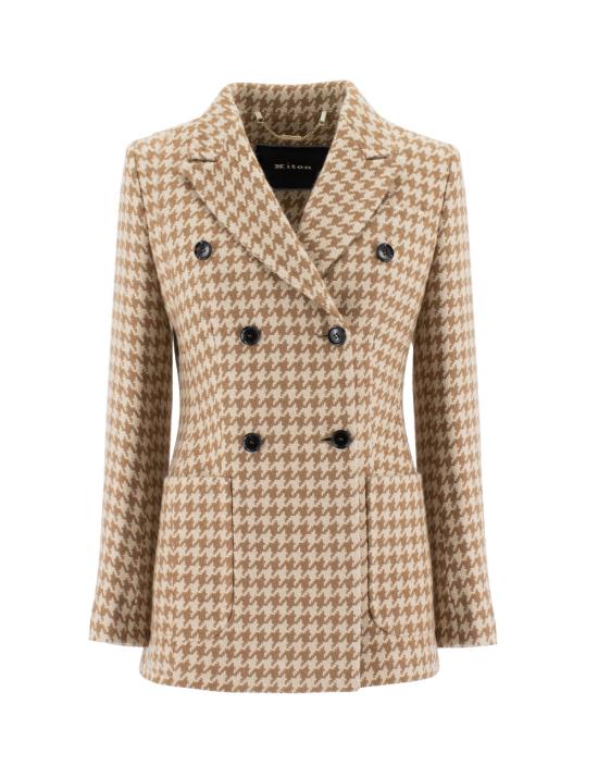 D27514K0501B03 PIED DE POULE BIANCO BEIGE