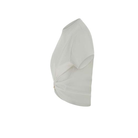 25SS 파코라반 반팔 티셔츠 23AJTO539CO0485 P109 White - PACO RABANNE