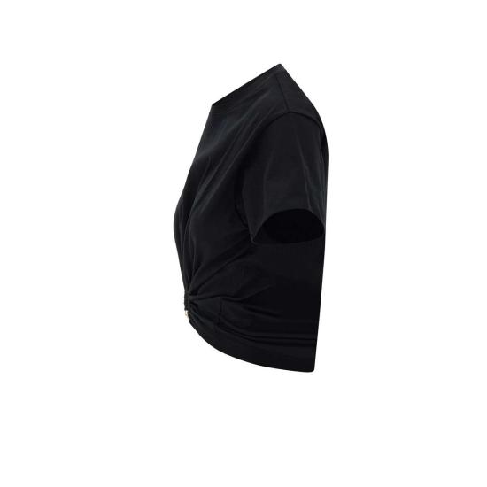 25SS 파코라반 반팔 티셔츠 23AJTO539CO0485 P001 Black - PACO RABANNE