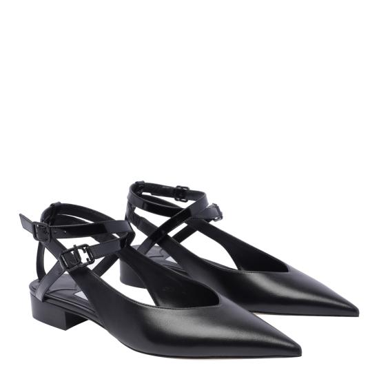 JEMIMA FLAT NZLBLACK BLACK