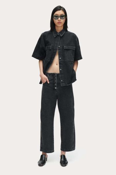 [해외] 레이첼 코미 데님 팬츠 엘킨 팬츠 블랙 워시드 샐리나스