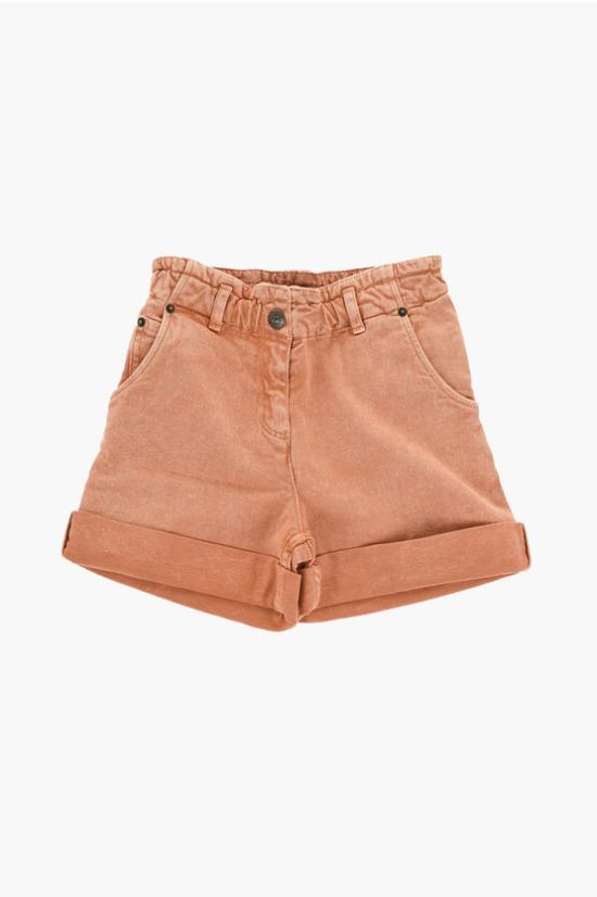  [키즈] 봉쁘앙 데님 숏팬츠 C04GBEW00002CO 035B Orange - BONPOINT
