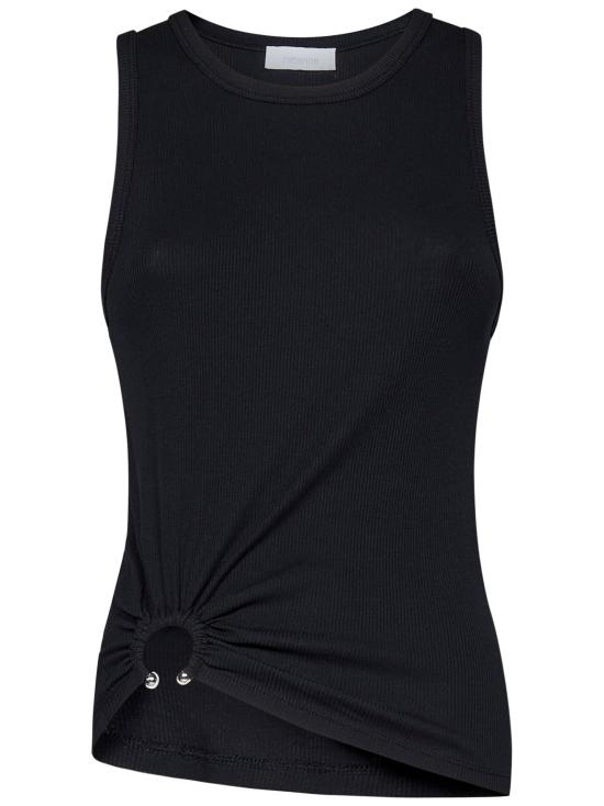 25SS 파코라반 민소매 티셔츠 24FJTE165CO0530 P001 Black - PACO RABANNE