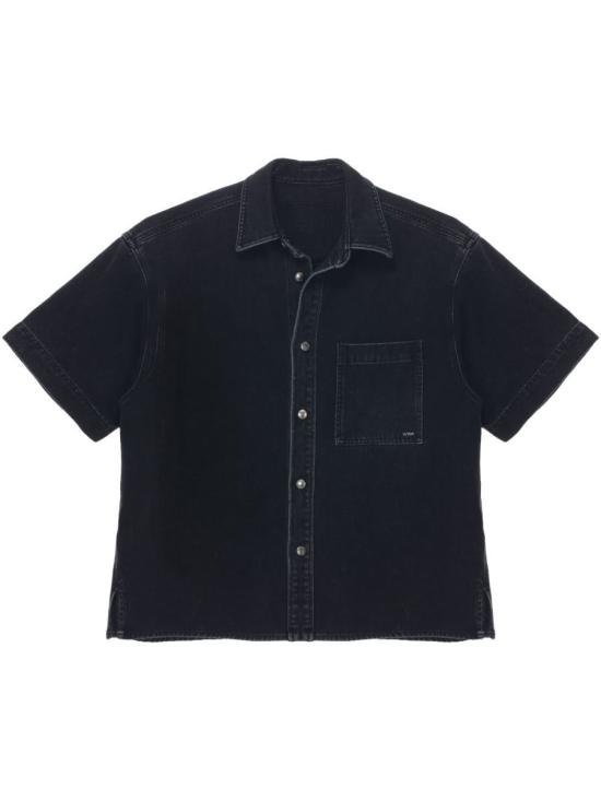 25SS 우영미 반팔 셔츠 W251SH29875B Black
