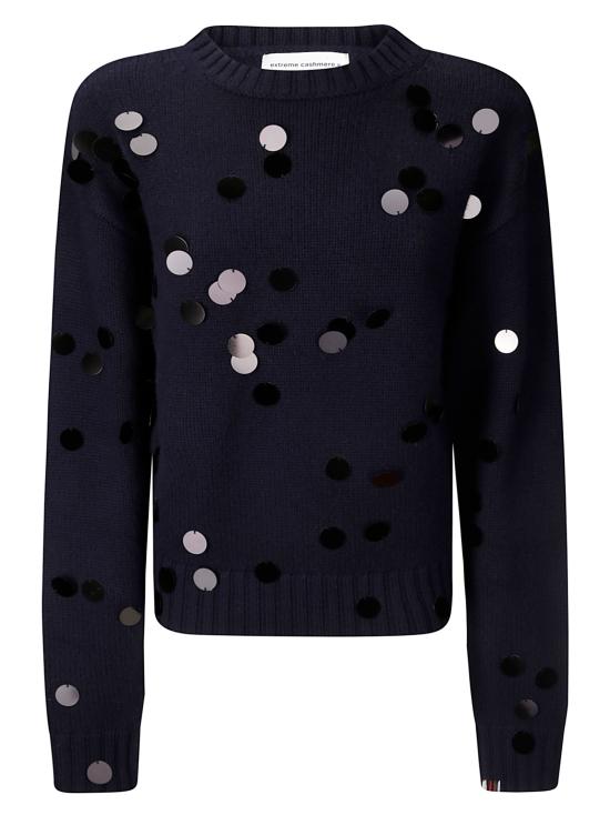 25SS 익스트림캐시미어 긴팔 티셔츠 N373OLDIE 001 SEQUIN - EXTREME CASHMERE