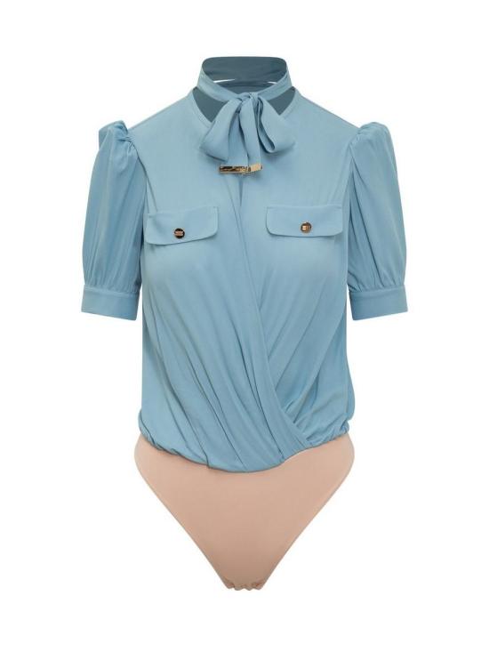 23SS 엘리자베타프랜치 긴팔 티셔츠 CB00231E2016 BLUE - ELISABETTA FRANCHI