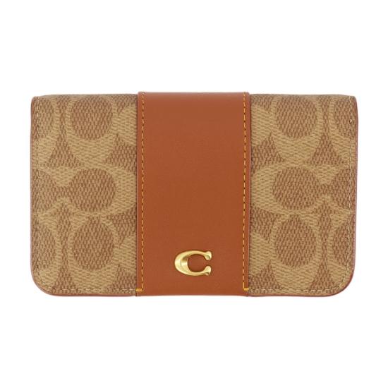 25SS 코치 지갑 CR542 B4XHG brown - COACH