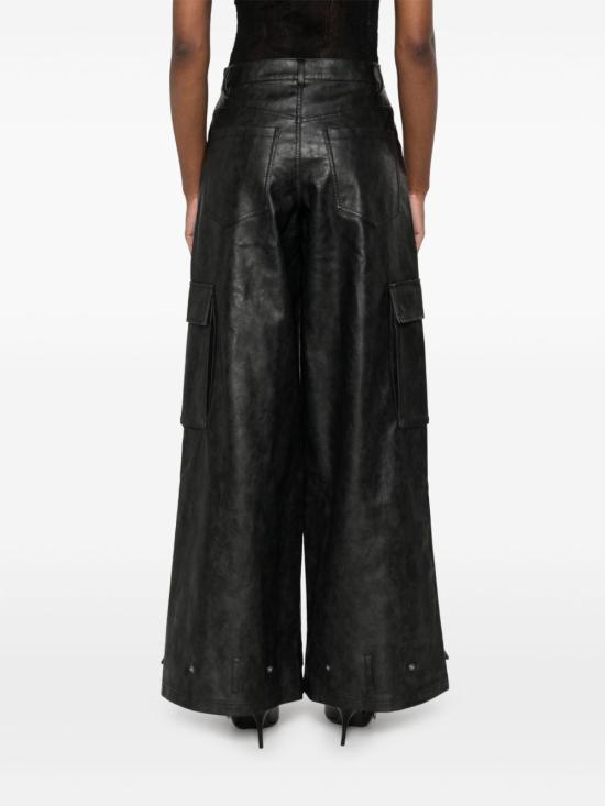 JX9226 FAUXLTHRPANTBLACK