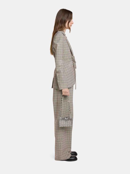 24FW 파코라반 자켓 24ACVE174LA0219PATTERN WOOL M222 BROWN Beige - PACO RABANNE