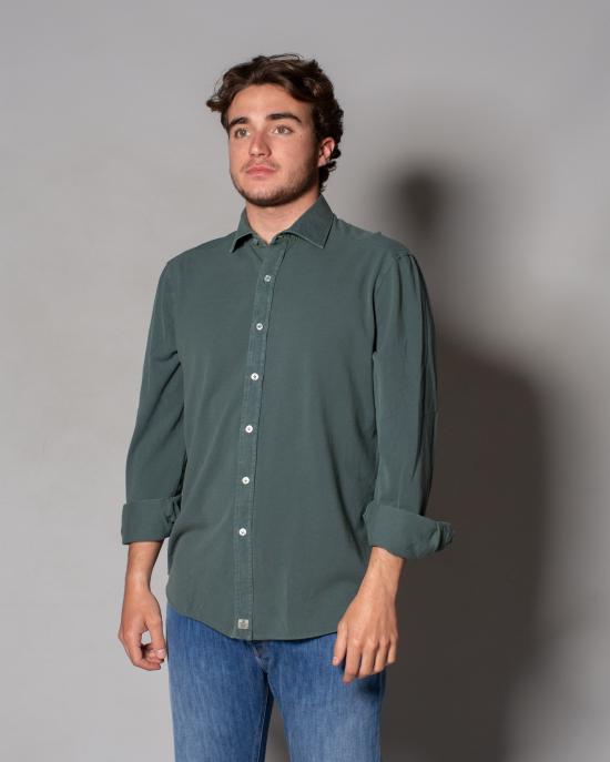 25SS 손리사 긴팔 셔츠 TJFS122 INB438 J114F F014 Verde - SONRISA