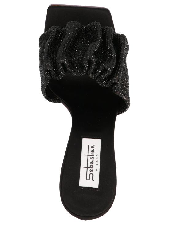 23SS 세바스챤 뮬/슬리퍼 SE1148BLACK - SEBASTIAN