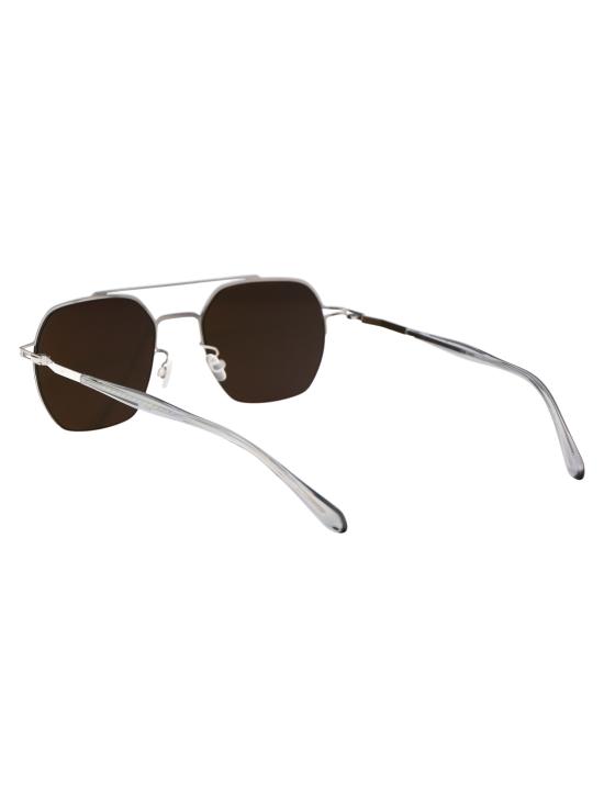 25SS 마이키타 선글라스 ARLO 051 SHINY SILVER RAW GREEN SOLID - MYKITA