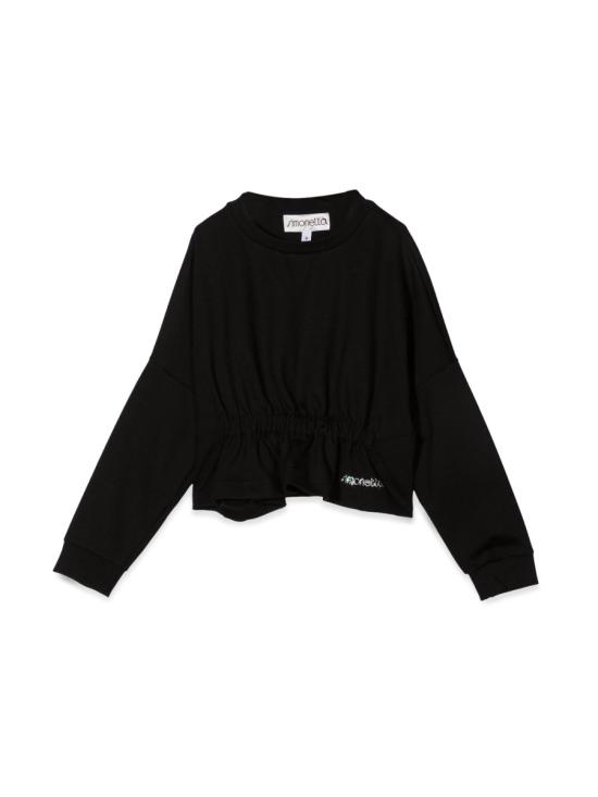 21FW [키즈] 시모네타 풀오버 1P5100K J0035930 BLACK - SIMONETTA