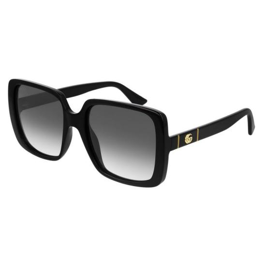 GG0632S 001 BLACK BLACK GREY