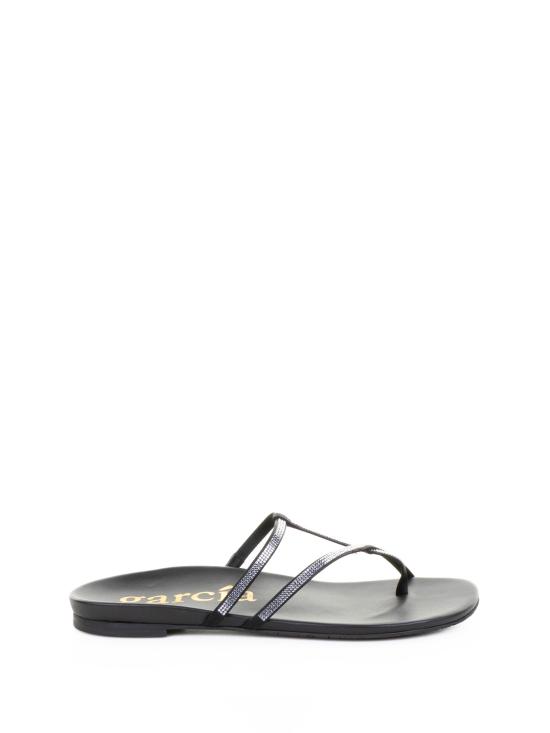 25SS 페드로 가르시아 샌들 BELISA 01 NAPPABLACK CRYSTAL Black - PEDRO GARCIA