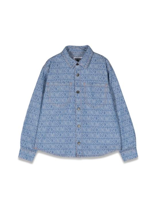 24SS [키즈] 모스키노 셔츠 HUC014K L0E2786198 DENIM - MOSCHINO