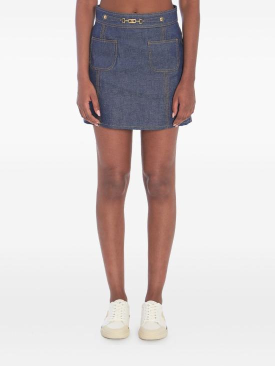 25SS 셀린느 숏 스커트 RJ033 084207IA Blue - CELINE