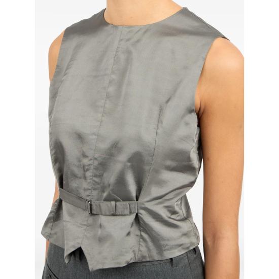 25FW MM6 메종마르지엘라 베스트 S41355 S52FB0096 860 GREY - MM6 MAISON MARGIELA