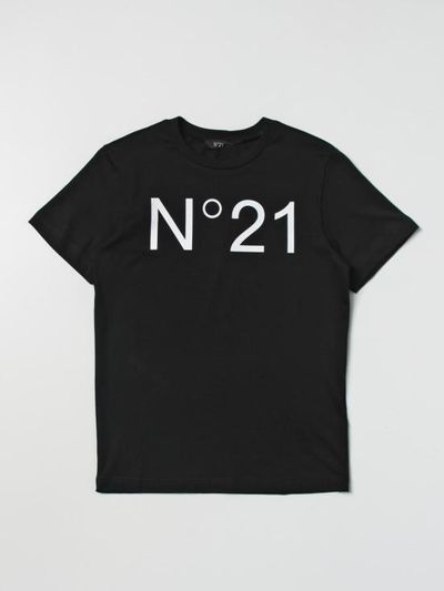 [해외] 26FW [키즈] 누메로벤투노 티셔츠 N21173N0153 0N900 Black 1