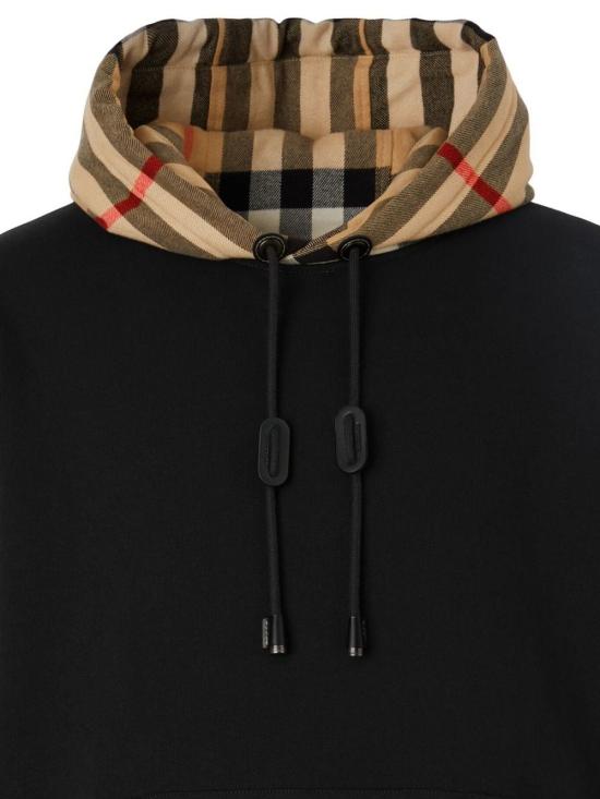 25FW 버버리 후드 티셔츠 8058117 BLACK - BURBERRY