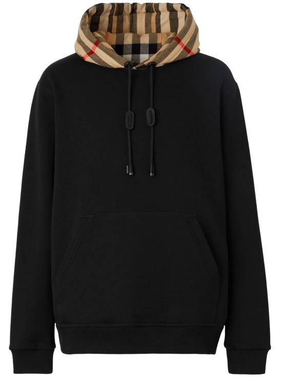 25FW 버버리 후드 티셔츠 8058117 BLACK - BURBERRY