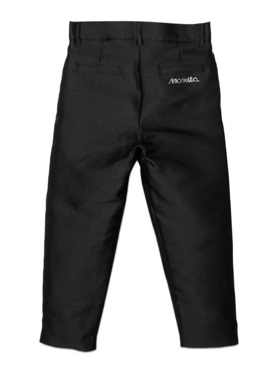 21FW [키즈] 시모네타 스트레이트 팬츠 1P6160K S0023930 BLACK - SIMONETTA