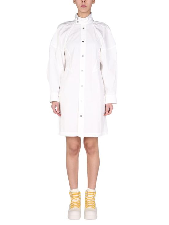 25SS 보테가베네타 미디 원피스 686986 VA5Y09068 WHITE