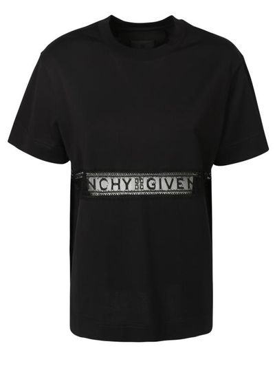[해외] 22FW 지방시 반팔 티셔츠 BW709T 3Z7Z 001 Black