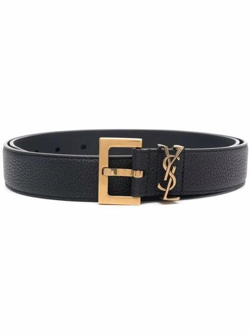 [해외] 26FW 생로랑 모노그램 벨트 634440DTI0W 1000 BLACK