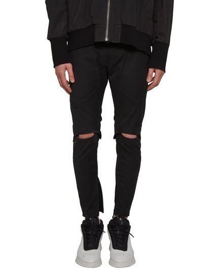 [해외] 19SS 쥴리어스 닐로스 스트레이트 팬츠 XPAM10 BLACK