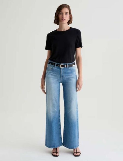 [해외] 아드리아노 골드슈미드 데님 팬츠 Ag Jeans Saige 와이드 레그 진