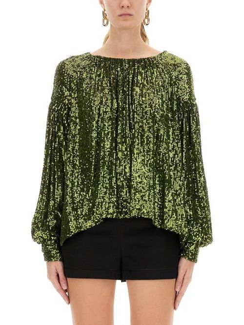 [해외] 25FW 파코라반 블라우스 25ACTO135PO0391 P055 GREEN
