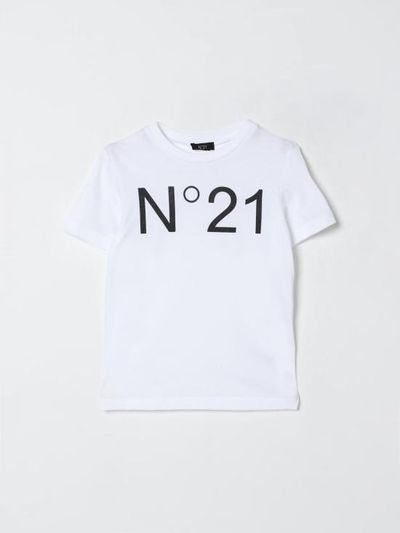 [해외] 26SS [키즈] 누메로벤투노 티셔츠 N21173N0153 0N100 White
