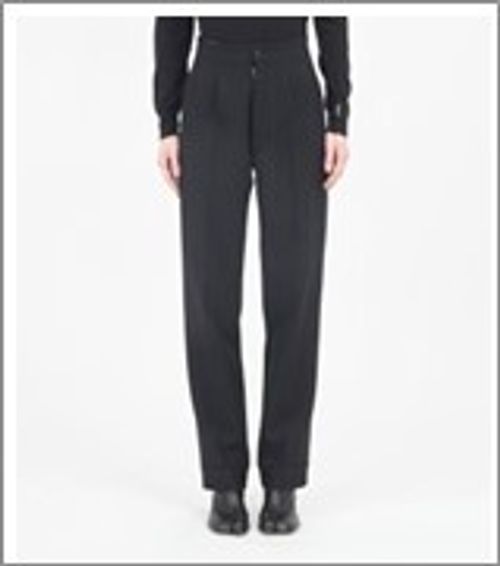[해외] 25FW 마르지엘라 스트레이트 팬츠 SI0KA0005S60307 900 BLACK