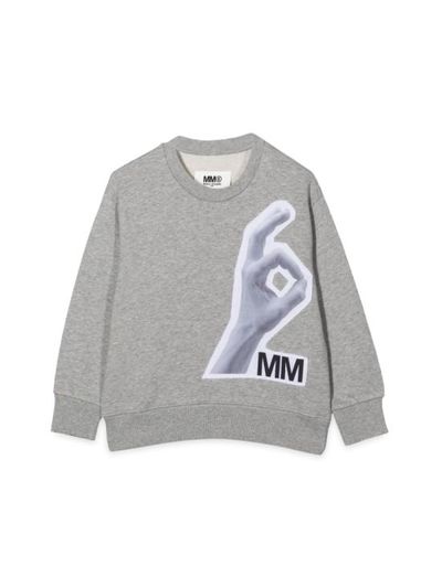 [해외] 22FW [키즈] MM6 메종마르지엘라 니트/스웻셔츠 M60238K MM023M6910 GREY