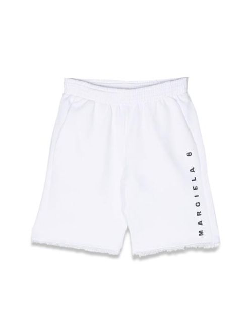 [해외] 23SS [키즈] MM6 메종마르지엘라 쇼츠/버뮤다 M60316K MM007M6100 WHITE