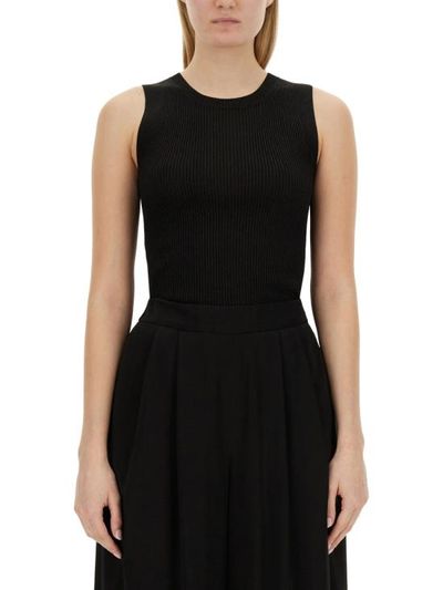 [해외] 24SS 파비아나 필리피 민소매 티셔츠 MAD264F065 D653VR5 BLACK