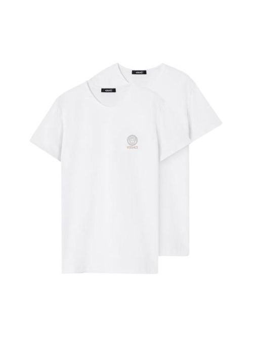 [해외] 25SS 베르사체 반팔 티셔츠 AU10193 1A10011A1001 WHITE