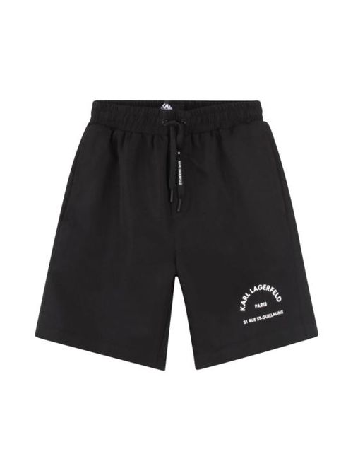 [해외] 25SS [키즈] 칼라거펠트 스윔팬츠 Z30411K 09B BLACK