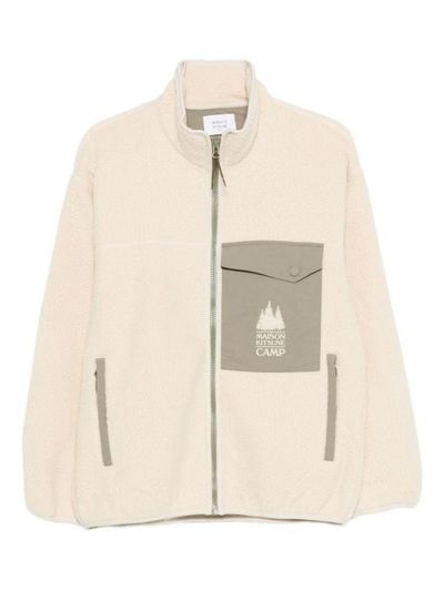[해외] 25FW 메종키츠네 캐주얼 플리스 자켓 PM02136 WM2031P700 Beige