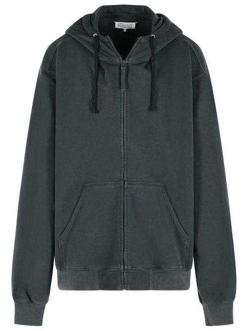 [해외] 25FW 마르지엘라 뉴메릭 로고 후드 집업 S50HG0047 M25017855 Grey