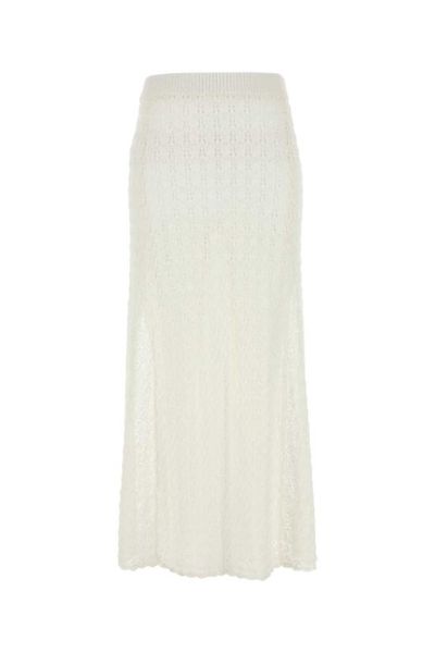 [해외] 26SS 가니 롱 스커트 K2546 135 White