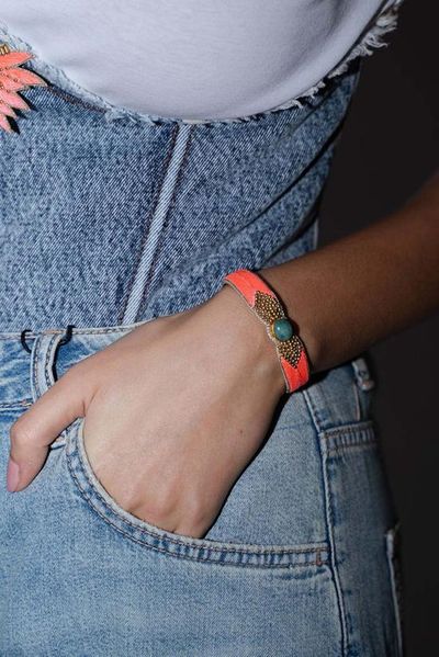 [해외] Nahua 커프스 링크/타이 홀더 나와아 브라하 파인 뱅글