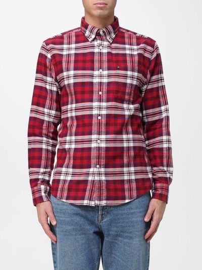 [해외] 25FW 타미힐피거 셔츠 MW0MW41345 0QJ Red