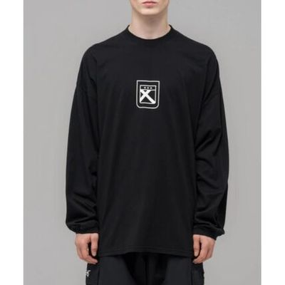 25FW 032C 긴팔 티셔츠 32CU252PRTL045BK WASHED BLACK DOM